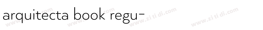 arquitecta book regu字体转换